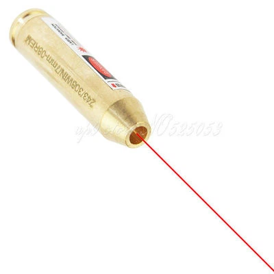 Red Dot Laser Cartridge Bore Sighter 243/.308WIN 7mm-08REM Boresighter - Image 1 of 4