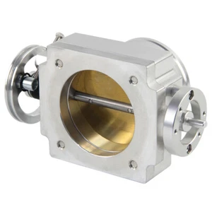 Cuerpo de acelerador universal de aleación de aluminio de 80 mm CNC colector de admisión de billet alto flujo - Imagen 1 de 11