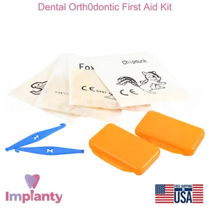 Dental Orth0dontic First Aid Kit Compact Transparent Elastic Rubber Bands - Imagen 1 de 7