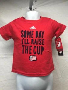 New-New England Revolution Infants Sizes 12-18 Months Red Adidas Shirt - Picture 1 of 3