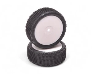 Schumacher Shard 4WD Reifen vorne gelb auf weißer Felge CS-U6911  - Bild 1 von 1