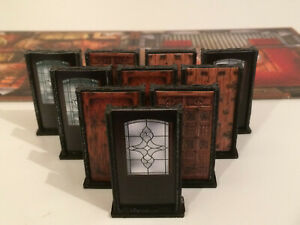 Mansions of Madness set of 10 Doors - Tabletop RPG Scenery - Second edition Game