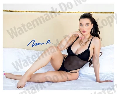 拉娜·罗德斯签名 8 x 10 照片电影明星女演员和模特名人收藏品 — 第 1/4 张图片