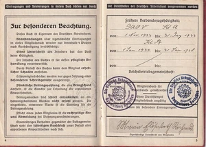 Lot Stamp Germany Book 1933 WWII Revenue Collection DAF CTO - Picture 1 of 3