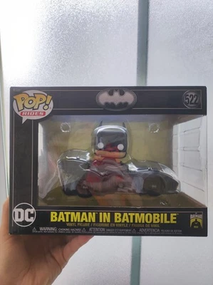 POP! - HEROES 0522 RIDES - BATMAN 85TH ANNIVERSARY: BATMAN IN BATMOBILE Funko - Immagine 1 di 4