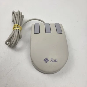 Sun Microsystems 3-Button Mech. Mouse w/ Ball Compact 1 370-1586-03 NESUN1 HZ4A - Picture 1 of 5