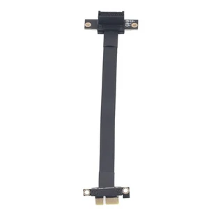 PCI E 3.0 1X To 1X Extension Cable 8Gbps 20cm 90° Right Angle PCI E 3.0 1X Ri CB - Afbeelding 1 van 22
