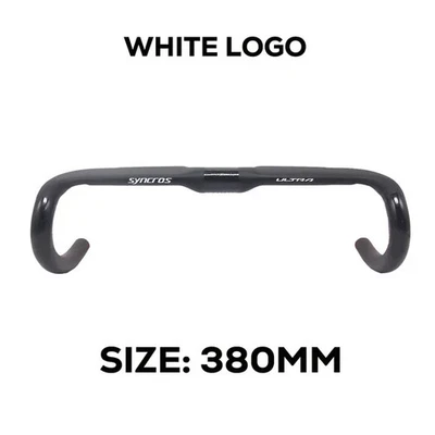  Road Bike Handlebar 380/400/420/440mm Matt Black Fully Internal Cable Routing  - Image 1 of 4