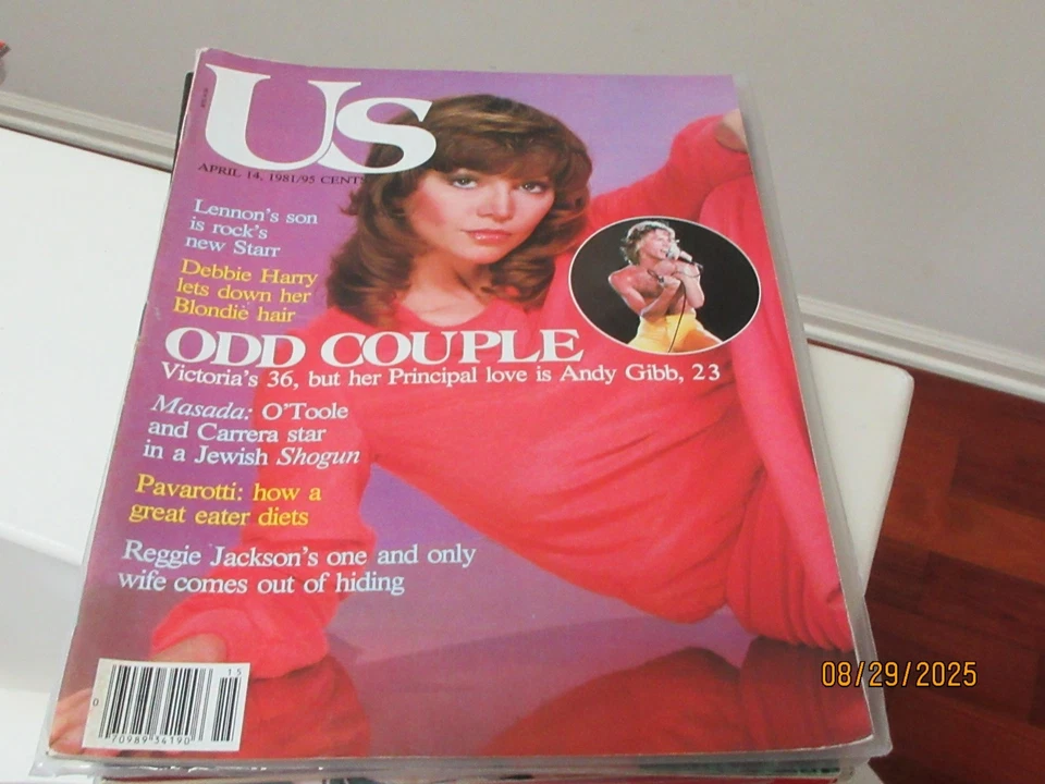 US Magazine , April 14 , 1981 , Victoria Principal , Andy Gibb , Odd Couple - Image 1 of 1