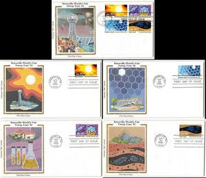 US #2006-2009, 2009a FDC, 1982, Colorano Silk Cachet, set of 5 - Picture 1 of 1
