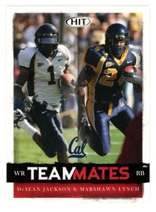 DeSean Jackson - Marshawn Lynch - TeamMates (NCAA Football) 2008 Sage Hit # 53 - Picture 1 of 1