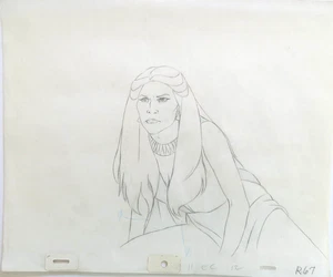 FIRE & ICE: ORIGINAL ANIMATION PRODUCTION DRAWINGS (w/ Free Autograph) - Picture 1 of 1