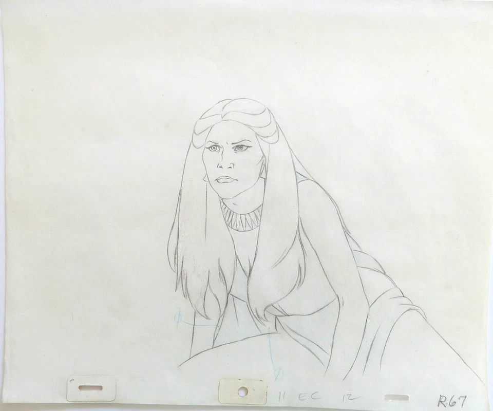 FIRE & ICE: ORIGINAL ANIMATION PRODUCTION DRAWINGS (w/ Free Autograph) - Image 1 of 1