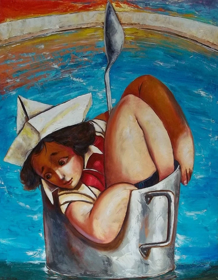 Pintura Artística Original Artista Cubano Cuba YANNIS BARBIER 25 Foto 1 de 1