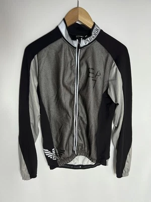 Emporio Armani Cycling Jersey EA7 Long Sleeve | Men's | Grey/Black | Medium Rare - Image 1 of 4