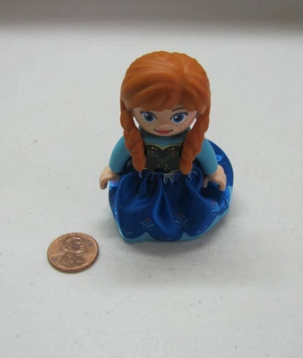 New! Lego Duplo Anna Frozen Disney Princess Figure Red-Headed Girl Braids Skirt - Image 1 of 4