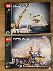 Genuine Building Instructions LEGO Technic 8421 - Pneumatic Crane Truck with Motor, Very Good