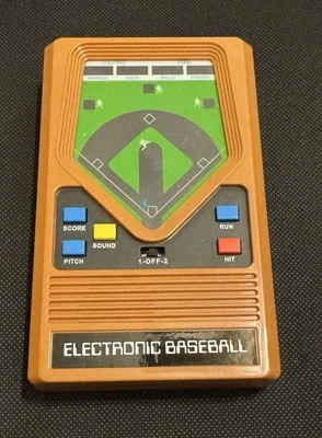 Videojuego de béisbol electrónico portátil Mattel probado funciona de colección Foto 1 de 4