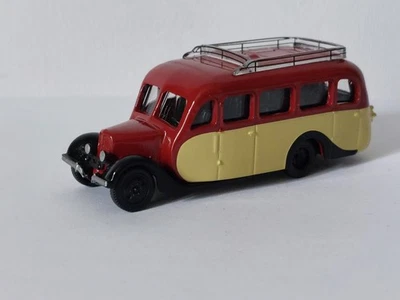 Norev 1/87. Citroen U23 Autobus Beige/Bordeaux 1947 Nuovo Con Scatola. - Immagine 1 di 4