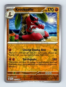 Krookodile SV01: Scarlet & Violet Base Set Uncommon Reverse Holo 117/198 NM/LP - Picture 1 of 2