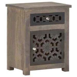 Bedside Cabinet Natural wood color Solid mango wood, MDF vidaXL - Picture 1 of 11