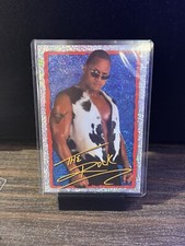 2001 Merlin Mega Photo Sticker Speckle Foil The Rock! 4”x6”