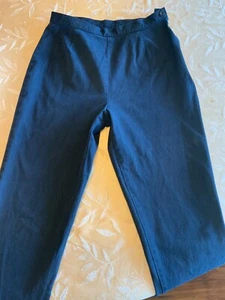 ladies' black denim pants-size 10 - Picture 1 of 6