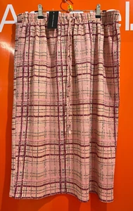 Dorothy Perkins Petite Pink Check Fouchette Skirt, Size 16, RRP £25, /SF/793 - Picture 1 of 2