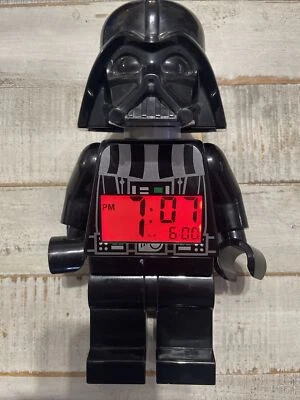 Lego Star Wars 9002113 Darth Vader Mini Figure Light Up Alarm Clock 9” Tall - Image 1 of 3