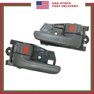 MotorKing For 1998-2001 Toyota Sienna DH02 Pair Of 2 PCS Inside Door Handle Gray - Image 1 of 4