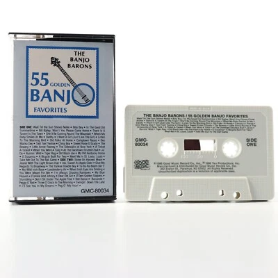 The Banjo Barons - 55 Golden Banjo Favorites (Cassette Tape, 1986) GMC-80034 - Image 1 of 4