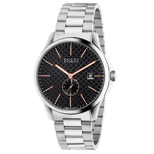 Gucci YA126312 Men's G-Timeless Silver-Tone Automatic Watch - Picture 1 of 2