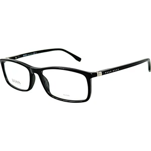 Hugo Boss 0680 IT Mens Plastic Eyeglass Frame 0807 Black 55-16 Italy - Picture 1 of 6