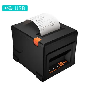 80mm USB Receipt Printer POS Printer w/ Auto Cutter Desktop Direct Thermal J9U3 - Picture 1 of 12