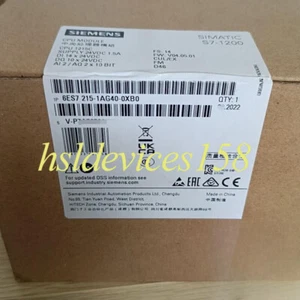 1PZ SIEMENS SIMATIC S7-1200 6ES7215-1AG40-0XB0 NUOVO IN SCATOLA - Foto 1 di 1