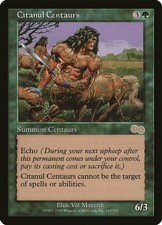 MTG - Citanul Centaurs - Urza's Saga - Reserved List - X1 - (HP) - FREE SHIPPING
