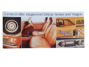 New Original Holden HX Kingswood Deluxe Sales Brochure GMH 9.5 x 20cm - Picture 1 of 4