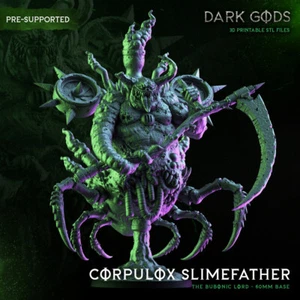 Corpulox Slimefather | Dark Gods | Lord Unique Wargaming 3D Print Miniature - Picture 1 of 2