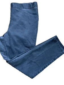Soft Surroundings $90 Women's Black Wash Pull On Stretch Cropped Jeans 1X - Picture 1 of 6