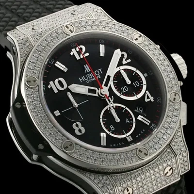 Hublot Big Bang Acero 301.SX.130.RX.174 44mm Acero Inoxidable Diamante #SU046 Foto 1 de 4