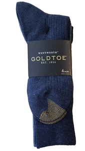 Calcetines Wentworth Goldtoe Repreve para hombre 4 pares zapatos talla 6 - 12 1/2 - Imagen 1 de 4