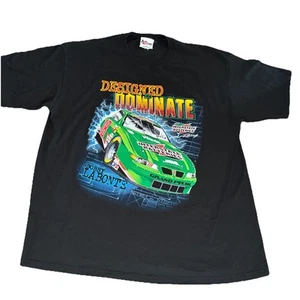 Vintage NASCAR 90s Bobby Labonte #18 Chase T-Shirt Designed To Dominate XXL USA - Picture 1 of 10