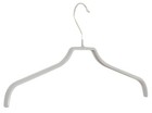 Metallbügel Kleiderbügel Textilbügel mit Gummibeschichtung grau 43 cm - 2500 St.