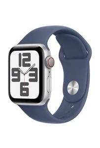 Apple Watch 2nd Gen (GPS+LTE) 40mm - Silver Aluminum Case - Denim Band - New - Photo 1 sur 4