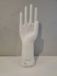 Vtg 1988 Porcelain Glove Mold Size 7 1/2 Right Hand Pro-M Trenton, NJ Industrial - Picture 1 of 7