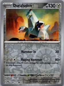 Duraludon (Master Ball Pattern) Common SV: Prismatic Evolutions 069/131 NM - Picture 1 of 2
