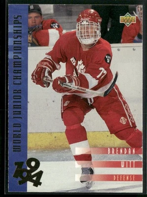1993-94 Upper Deck #544 Brendan Witt - Image 1 of 2