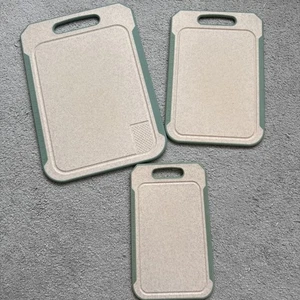 3x Chopping Board Anti-Slip Easy Clean Dishwasher Safe 36x25 30x20 25x15 Cm Kitc - Picture 1 of 13