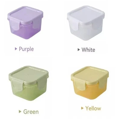 Mini recipiente de armazenamento caixa de plástico hermético | 4x peças com tamanho 60 ML - Imagem 1 de 4