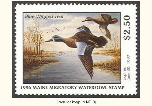 HALFPRICEDUCK Maine Duck Stamp 1996 $2.50 - Image 1 of 1